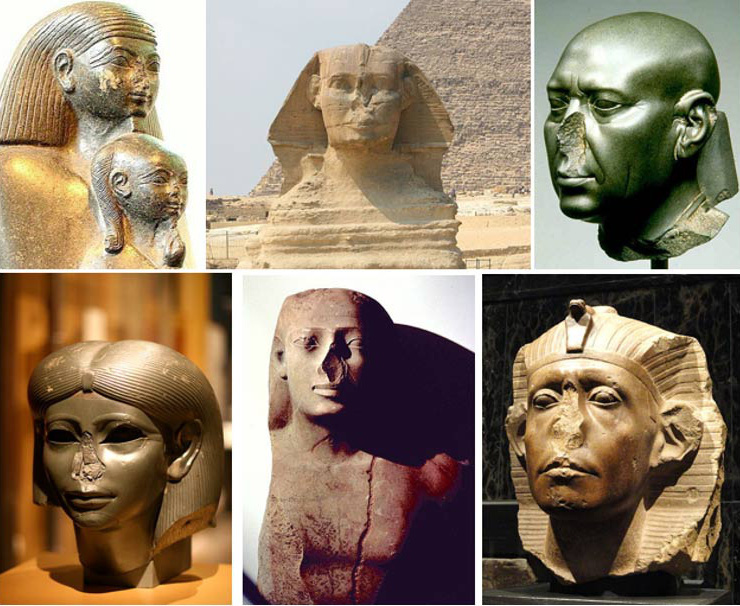 Những bức tượng Ai Cập cổ đại thường xuyên bị mất mũi, bí ẩn đã có lời giải đáp! 8