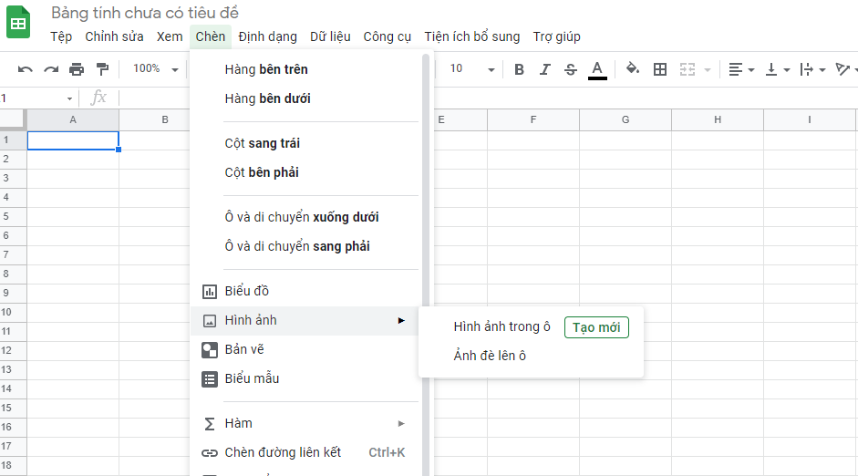 Chèn hình ảnh Google sheets giúp tăng cường tính trực quan cho bảng tính Google của bạn. Hãy xem hình ảnh để biết cách thực hiện và nâng cao tính năng của bảng tính Google của bạn.