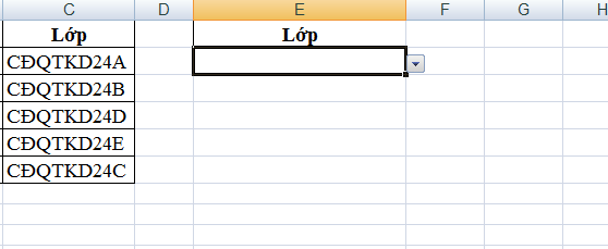 Cách tạo danh sách thả xuống trong Excel cực đơn giản 19
