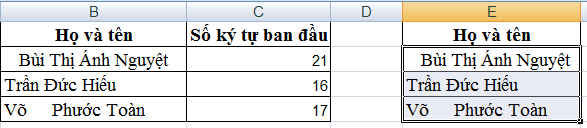 3 cách xoá khoảng trắng trong Excel đơn giản nhất 21