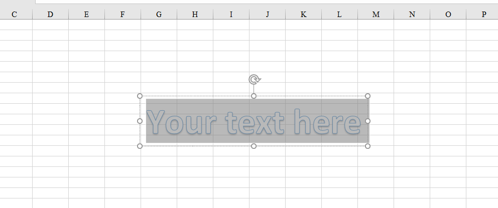 Watermark trong Excel