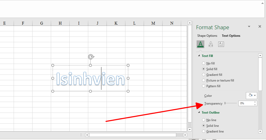 Watermark trong Excel