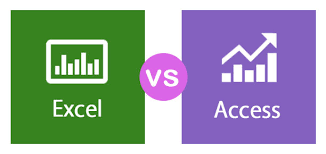 so sánh Excel và Access
