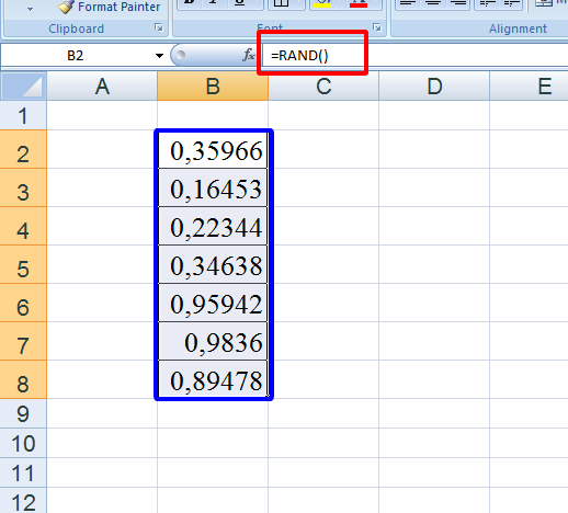 hàm lấy số ngẫu nhiên trong Excel
