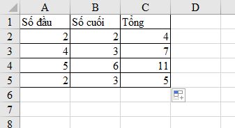 Các cách để tính tổng trong Excel nhanh nhất 18