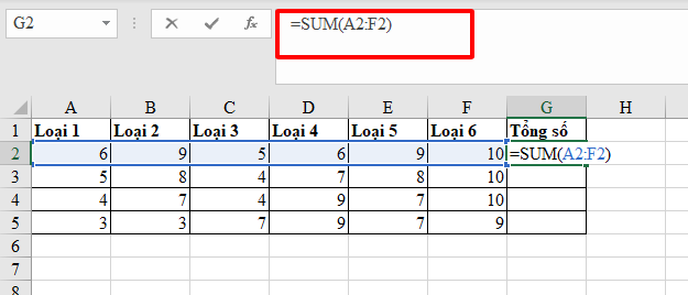 Các cách để tính tổng trong Excel nhanh nhất 21