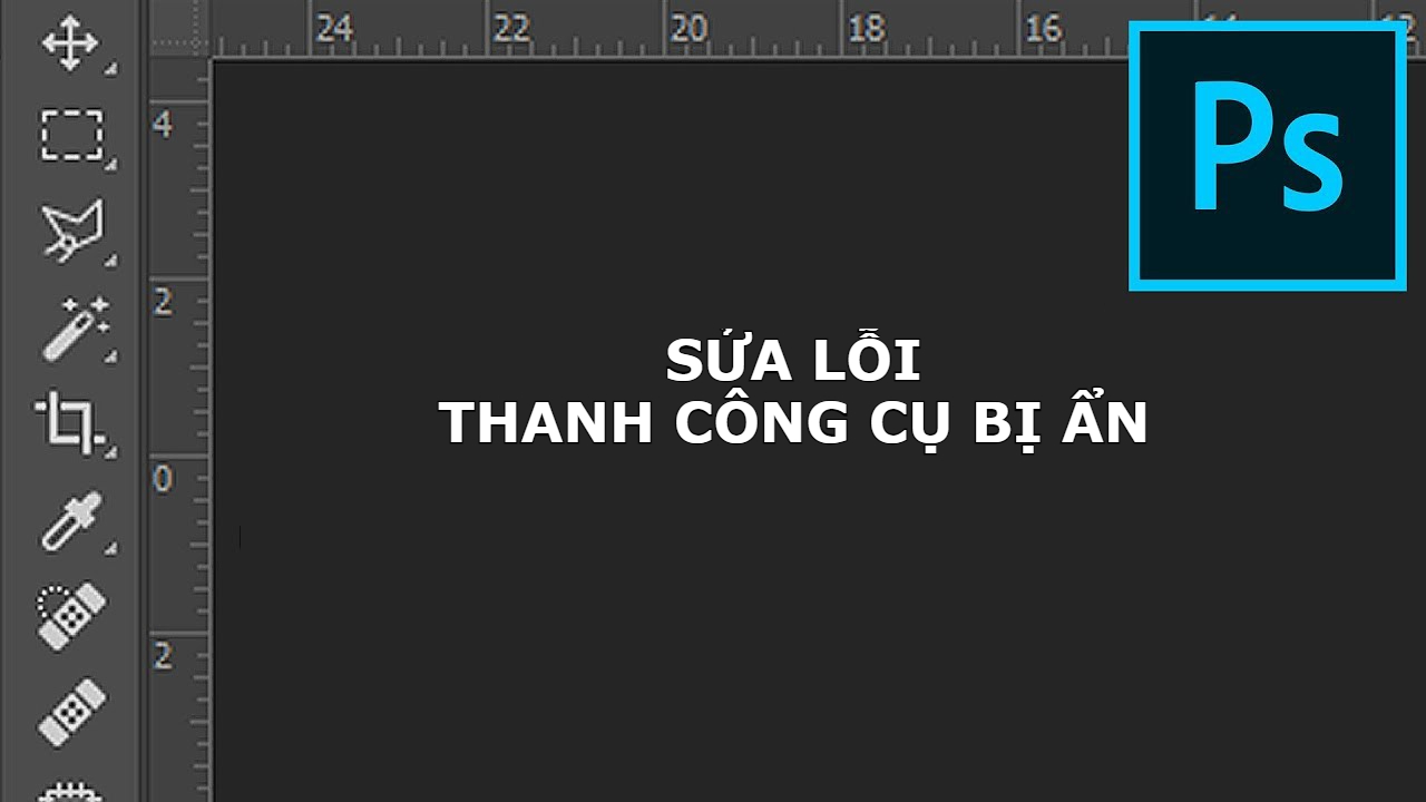 Sửa lỗi thanh công cụ bị ẩn trong Photoshop