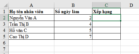 Hàm Rank trong Excel - Sắp xếp dữ liệu theo thứ tự cao thấp 15
