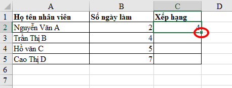 Hàm Rank trong Excel - Sắp xếp dữ liệu theo thứ tự cao thấp 18