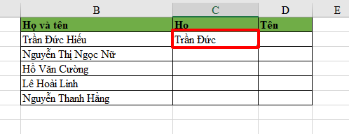 Cách tách dữ liệu tự động trong Excel chỉ bằng 1 cú click chuột 9
