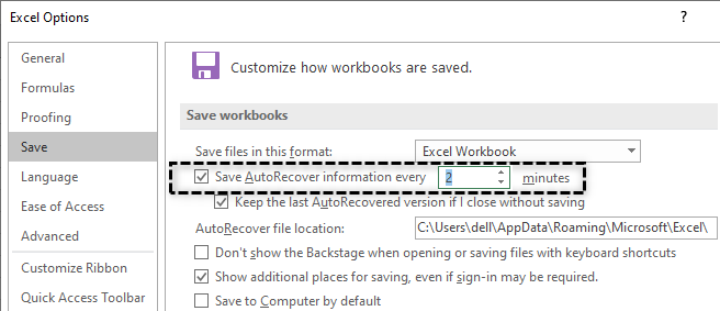 Cách khôi phục File Excel chưa kịp lưu nhanh nhất 13