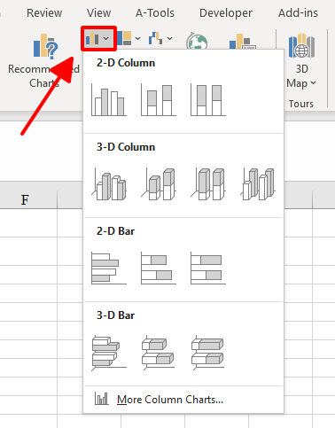Lập biểu đồ cột trong Excel một cách nhanh nhất 9