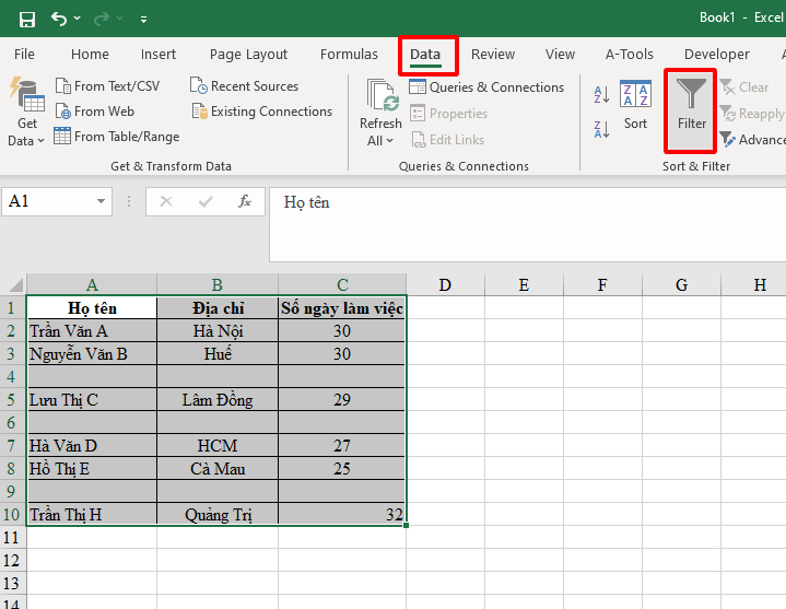 Cách loại bỏ hàng bị trống trong Excel đơn giản nhất 14