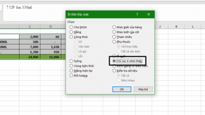Cách copy trong Excel bỏ qua các cột và dòng ẩn cực dễ 25