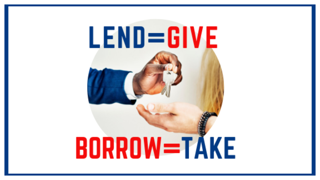 Cấu trúc Borrow và Lend trong tiếng Anh