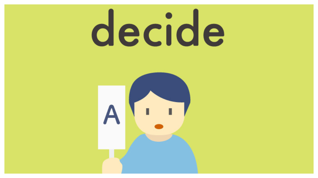 Các cụm từ thường gặp với Decide