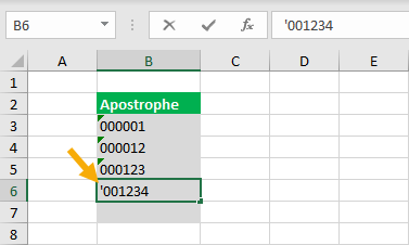 cách thêm số 0 vào đầu các ô trong Excel