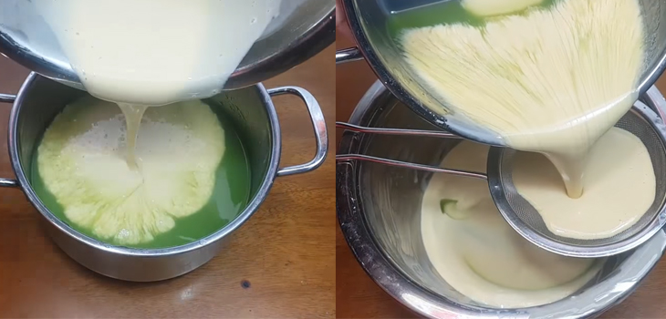 Cách làm bánh bò nướng lá dứa nhiều rễ dai mềm đơn giản 14