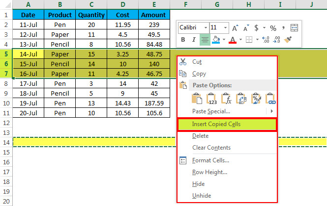 Mẹo chèn nhiều hàng trong Excel cực kì đơn giản 9